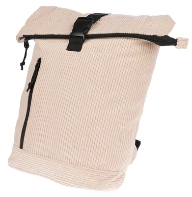 Produktbild von Kleiner Herren Damen Rucksack Kurierrucksack Roll UP Schule Uni Arbeit Sand