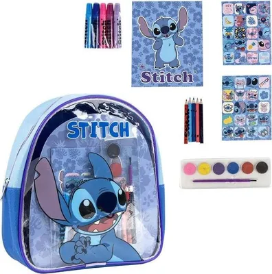 Obrázok produktu pre Stitch batoh so súpravou písacích potrieb pre školské potreby