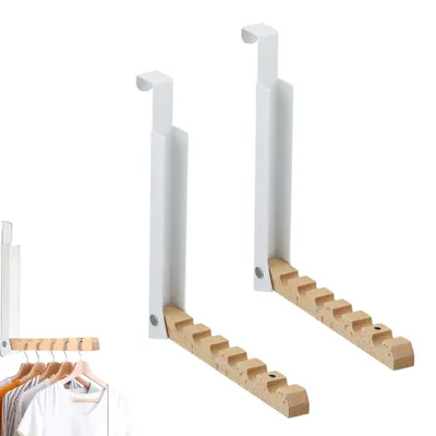 Image de Crochets pliables pour portes, lot de 2