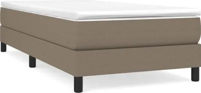 Produktbild von vidaXL Boxspringbettgestell Taupe 90x200 cm Stoff