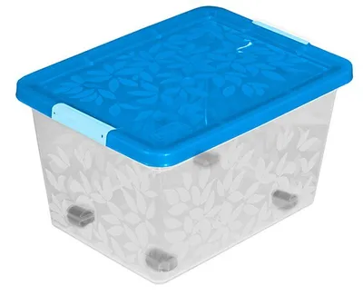 Zdjęcie produktu dla Jasmine - pojemnik do przechowywania / pudełko z pokrywą 55l