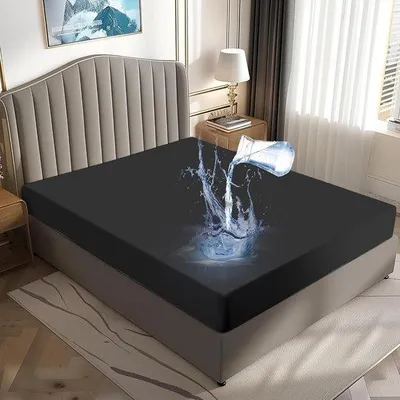 Produktbild von Famanu Matratzenauflage 160 x 200 cm - wasserdicht und atmungsaktiv, waschbar, hygienisch