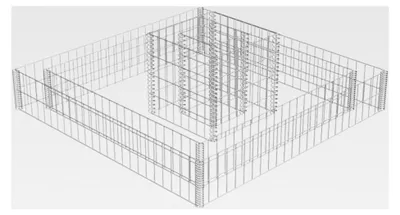 Produktbild von Gabione Pflanzkübel mit 2 Stufen, Steinkorb, Drahtkorb für Mauer und Wand