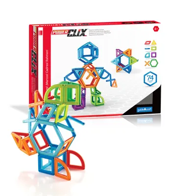 Obrázok produktu pre Magnetická stavebnica - PowerClix Frames Set (74 dielov)