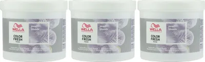 Produktbild von Wella Color Fresh Mask 3 x 500 ml Pearl Blonde Tönungsmaske Haartönung