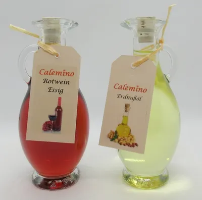 Produktbild von Essig und Öl Set mit Rotwein-Essig und Erdnußöl 2 x 250ml