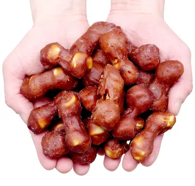 Productafbeelding van Hondenkoekjes, snackboterham met eend, Woof & Meow, 500g