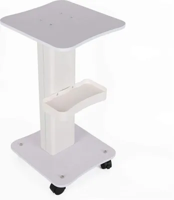 Produktbild von Friseursalon Wagen Kosmetikwagen Schönheitsstand Wagen Salon-Rollwagen (Weiß)