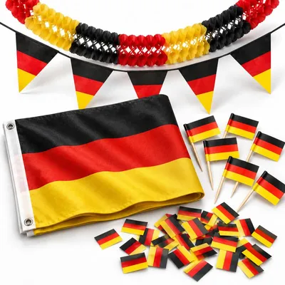 Produktbild von Partyset Deutschland Fußball Weltmeisterschaft WM Deko