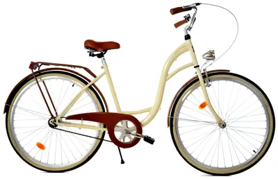 Zdjęcie produktu dla Rower Dallas City 28" 1spd - krem z brązem