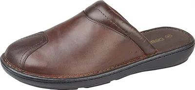 Image de Roamers - Sabots pour homme, cuir DF2138 (42 EU) (Marron)
