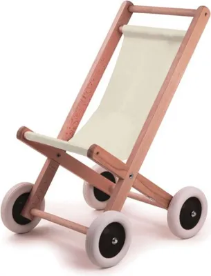 Produktbild von Egmont Toys Holzbuggy mit Naturstoff 40x59x38 cm