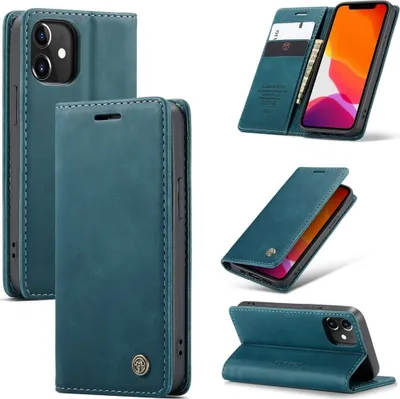 Produktbild von Caseme 013 iPhone 12 Mini Hülle Klapphülle Geldbörse - Blau