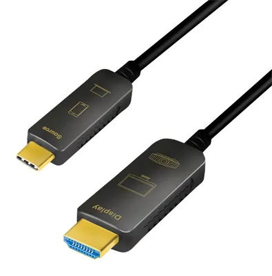 Produktbild von LogiLink USB 3.2-Kabel USB-C/HDMI 20m