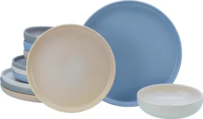 Obrázok produktu pre CreaTable, 24662, Uno Nordic, sada tanierov 12 ks, kamenina