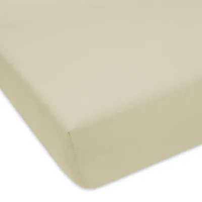 Produktbild von Designpremium Jersey Spannbettlaken mit Gummizug Ecru 160x200 cm