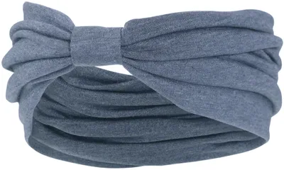 Produktbild von Harrys-Collection Haarband Damen Stirnband extra breit, jeansblau, One Size