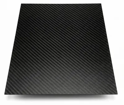 Kohlefaserplatte 1 mm, 200 x 250 mm, schwarz