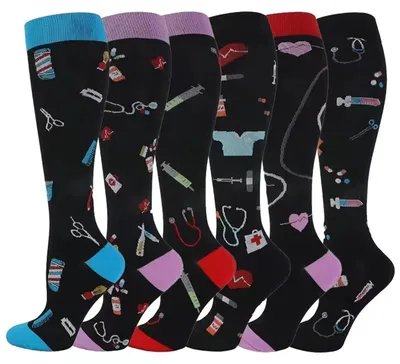 Image de Bas de compression pour la course à pied et le sport