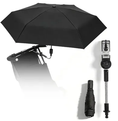 Obrázek produktu pro Univerzální slunečník pro kočárky - průměr 90 cm, nastavitelný o 180°