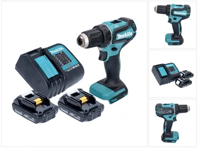 Image de Makita DDF 485 SY perceuse/visseuse sans fil 18 V 50 Nm Brushless + 2x batterie 1,5 Ah + chargeur