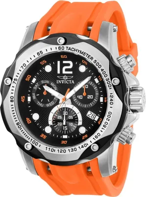 Obrázek produktu pro Invicta Speedway 20072 - Pánské Náramkové Hondiky - Quartzové - Nerezová ocel s černým ciferníkem - 51mm