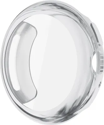 Immagine prodotto di Per Google Pixel Watch 4 45 mm placcato Full Cover TPU Custodia protettiva argento