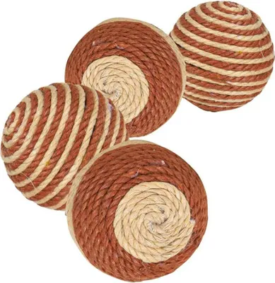 Zdjęcie produktu dla 42x kłębek Trixie, przędza bawełniana ø 4,5 cm