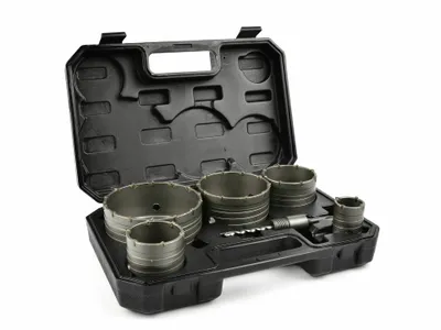 Obrázek produktu pro GEKO Korunkové vrtáky do betonu SDS PLUS, 40-125mm, sada 6ks G39980