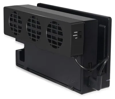 Productafbeelding van DrPhone NS10  Koelventilator - Externe Dock - Koelstandaard met 3 ventilatoren –