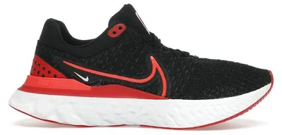 Produktbild von Nike React Infinity Run Flyknit 3 Blasck University Red (Women's) - EU 38.5