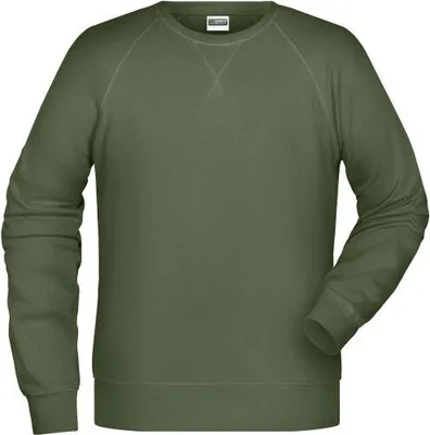 Produktbild von Klassisches Sweatshirt mit Raglanärmeln olive, Gr. M