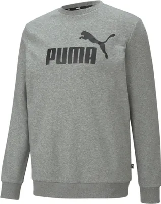 Produktbild von Puma Herren Essential Big Logo Crew Sweatshirt Grau Grau