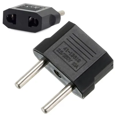 Obrázok produktu pre Adaptér z poľskej zástrčky na univerzálnu zásuvku 125 V – 250 V, 6 A