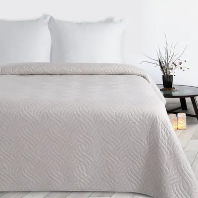 Produktbild von Tagesdecke LEIN-Optik Beige 220x240 cm