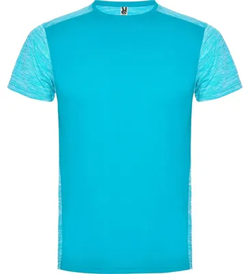 Image de T-shirt Roly « Zolder » pour homme LT4681 (XL) (turquoise/turquoise Erika)