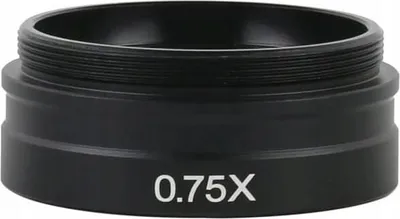 Obrázek produktu pro Rosfix Earth PRO 0,75x – Čočka pro Digitální Mikroskop | Zvětšení 0,75x, Závit 42 mm | Rozšířené Zorné Pole | Příslušenství pro Digitální Mikroskopy
