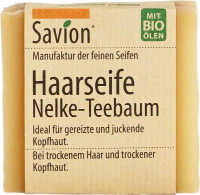 Produktbild von Haarseife - Nelke-Teebaum 85g