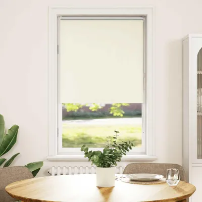 Produktbild von vidaXL Verdunkelungsrollo Cremeweiß 70x175cm Stoffbreite 65,7 cm