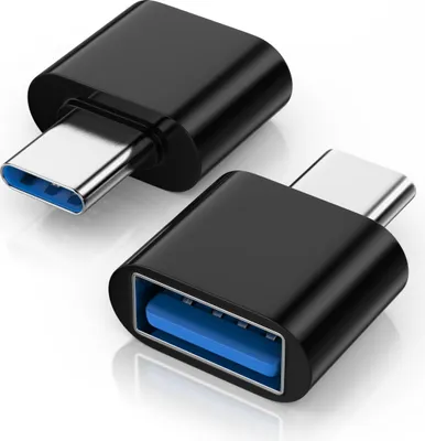 Immagine prodotto di CSL Adattatore da USB-C a USB, spina USB-C a presa USB-A, per telefoni cellulari, laptop e tablet, convertitore adattatore USB da USB tipo C a USB tipo A, USB 2.0, 480 Mbit/s, funzione OTG, Plug & Play