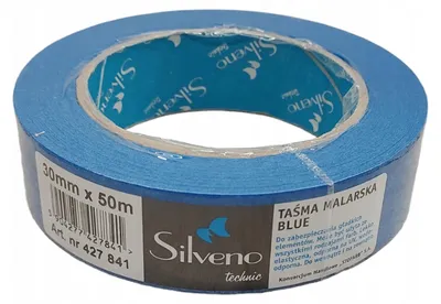 Produktbild von Silveno Blaue Abdeckband Malerkrepp 30mm 50m