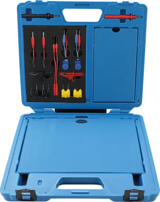Imagen del producto de Conjunto de cables de medición y puntas de prueba BGS 2186, 92 piezas.