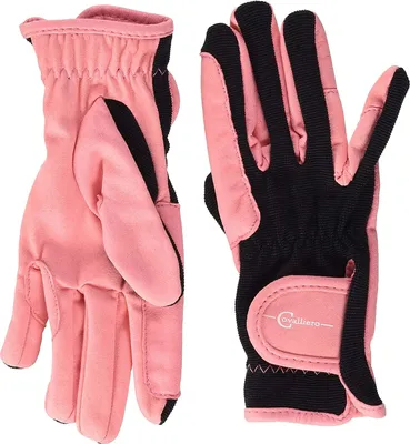 Produktbild von Covalliero Reithandschuh Lilli Starlight Handschuh Black/Pink S