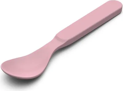 Produktbild von Löffel 13,5 cm "Starter" - Robuster Eierlöffel aus Kunststoff mit abgerundeten Kanten - Mehrweglöffel für Müsli, Kaffee, Tee und Joghurt - Rosa