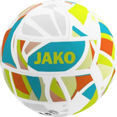 Produktbild von JAKO Unisex Miniball Iconic, Farbe:weiß/cyan/neongelb, Größe:1