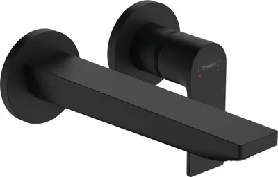 Obrázek produktu pro Hansgrohe Rebris E - Umyvadlová baterie pod omítku, 2-otvorová instalace, matná černá 72568670