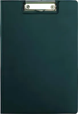 Produktbild von Klemmmappe A4 kunststoffüberzogen schwarz