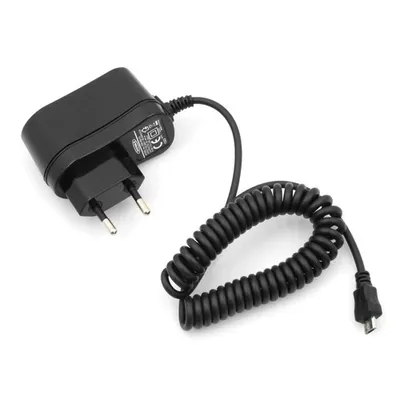 Produktbild von System-S Micro USB Netzteil Ladegerät mit Spiralkabel 30 - 135 cm