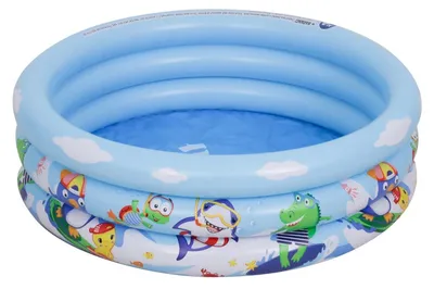 Produktbild von SunClub 51479 Aufblasbares Kinderplanschbecken 100 x 30 cm, blau