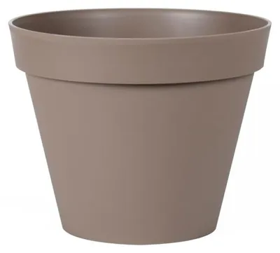 Produktbild von EDA Toskana Blumentopf - Kunststoff - taupe - D30 x 26 cm